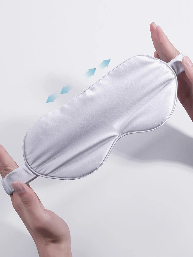 Sovmask i Ren Siden med Elastiskt Band - Image 45