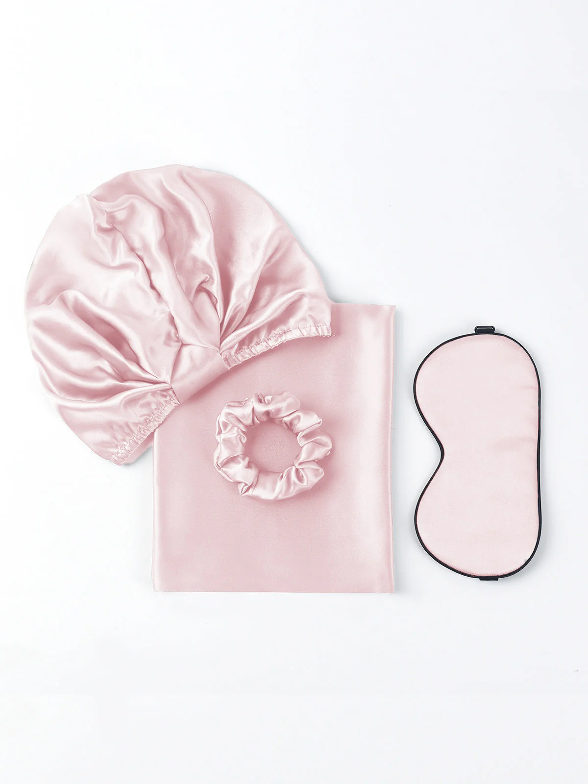 19Momme 4st Set Silke Hudvänlig Skönhet Sömn Set (Dold Dragkedja Örngott)