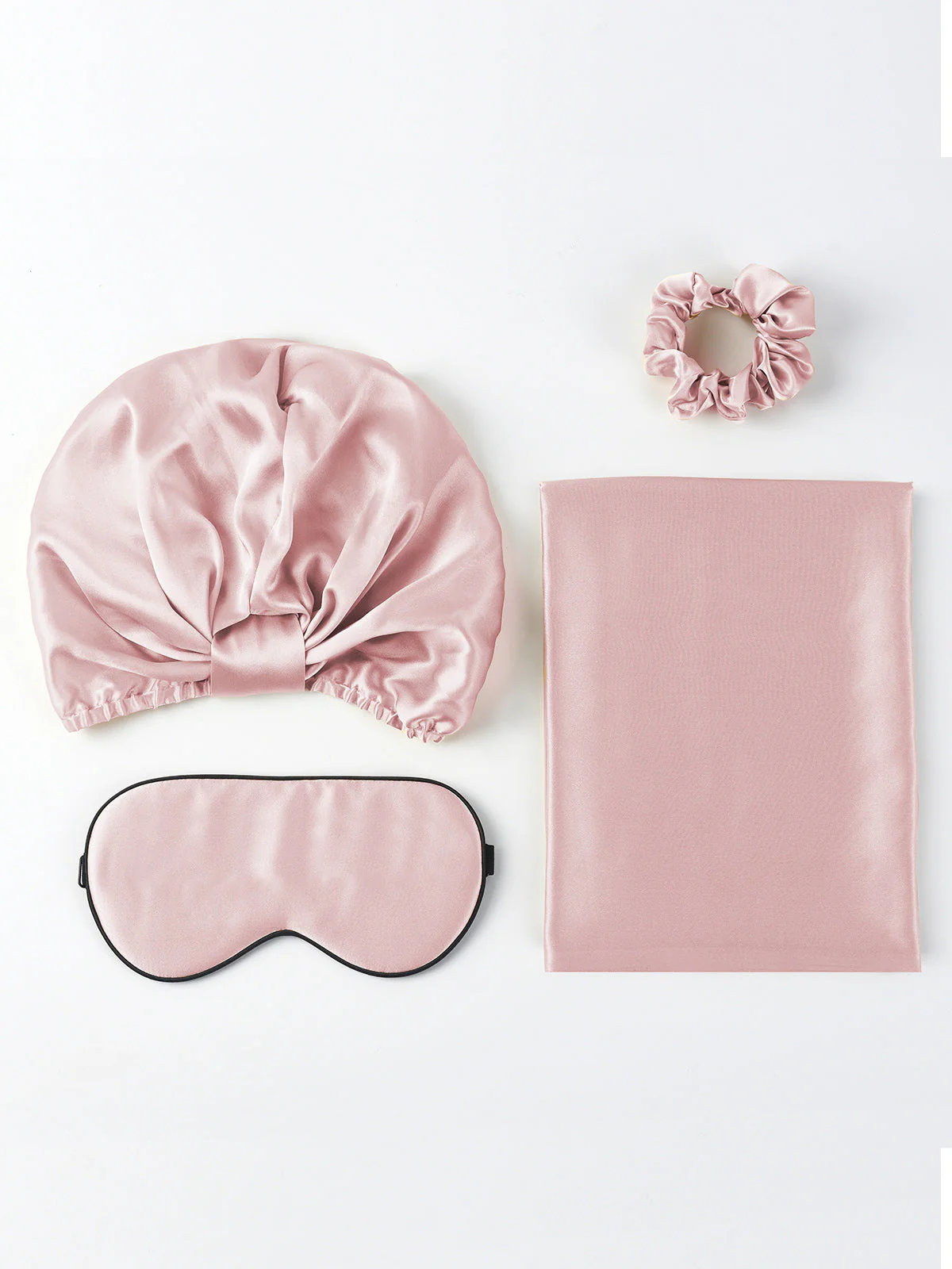 19Momme 4st Set Silke Hudvänlig Skönhet Sömn Set (Dold Dragkedja Örngott) - Image 19