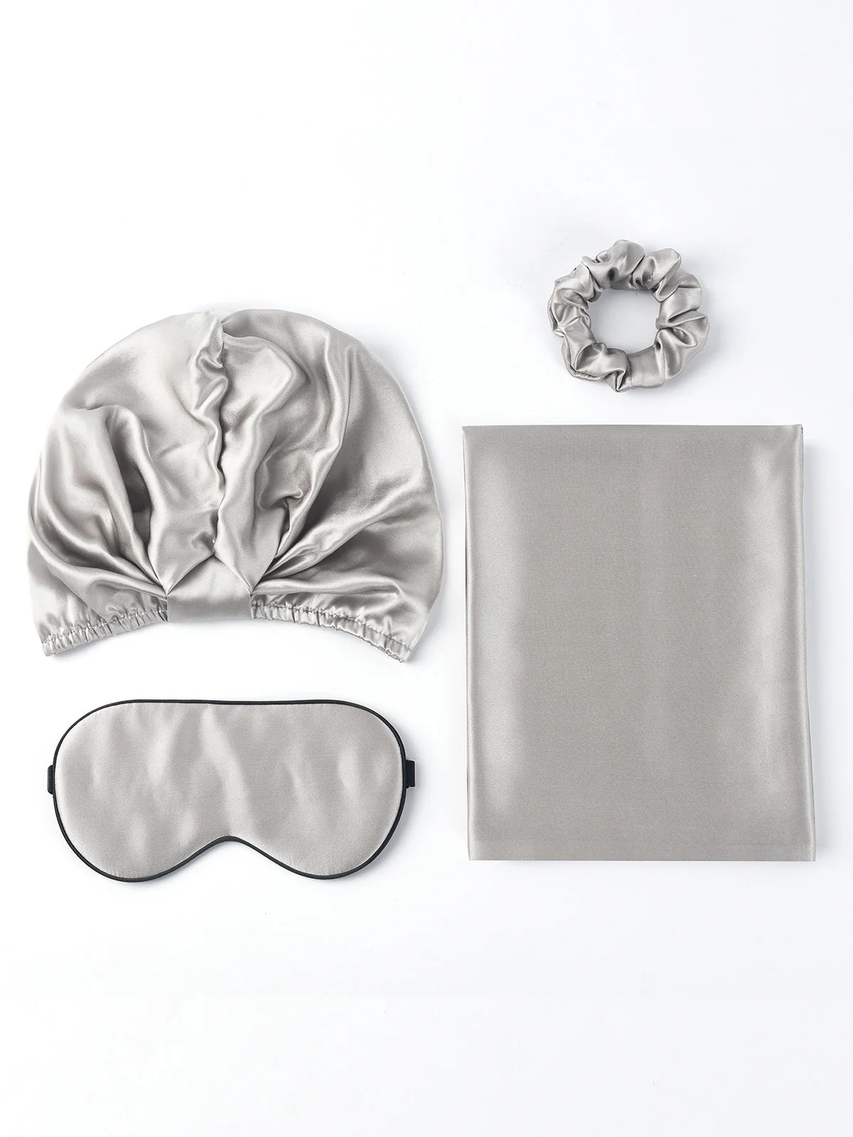 19Momme 4st Set Silke Hudvänlig Skönhet Sömn Set (Dold Dragkedja Örngott) - Image 29