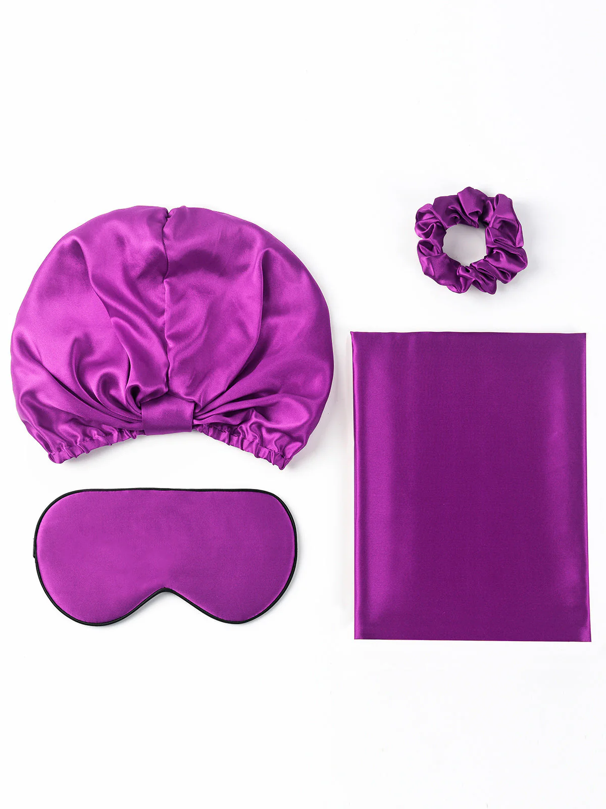 19Momme 4st Set Silke Hudvänlig Skönhet Sömn Set (Dold Dragkedja Örngott) - Image 47