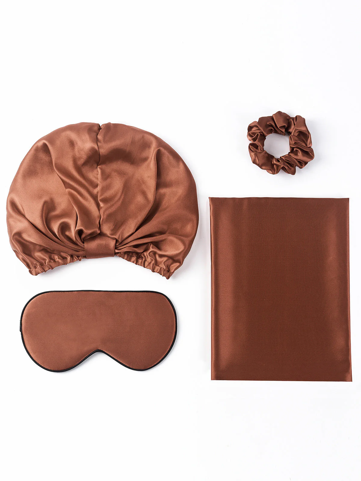 19Momme 4st Set Silke Hudvänlig Skönhet Sömn Set (Dold Dragkedja Örngott) - Image 64