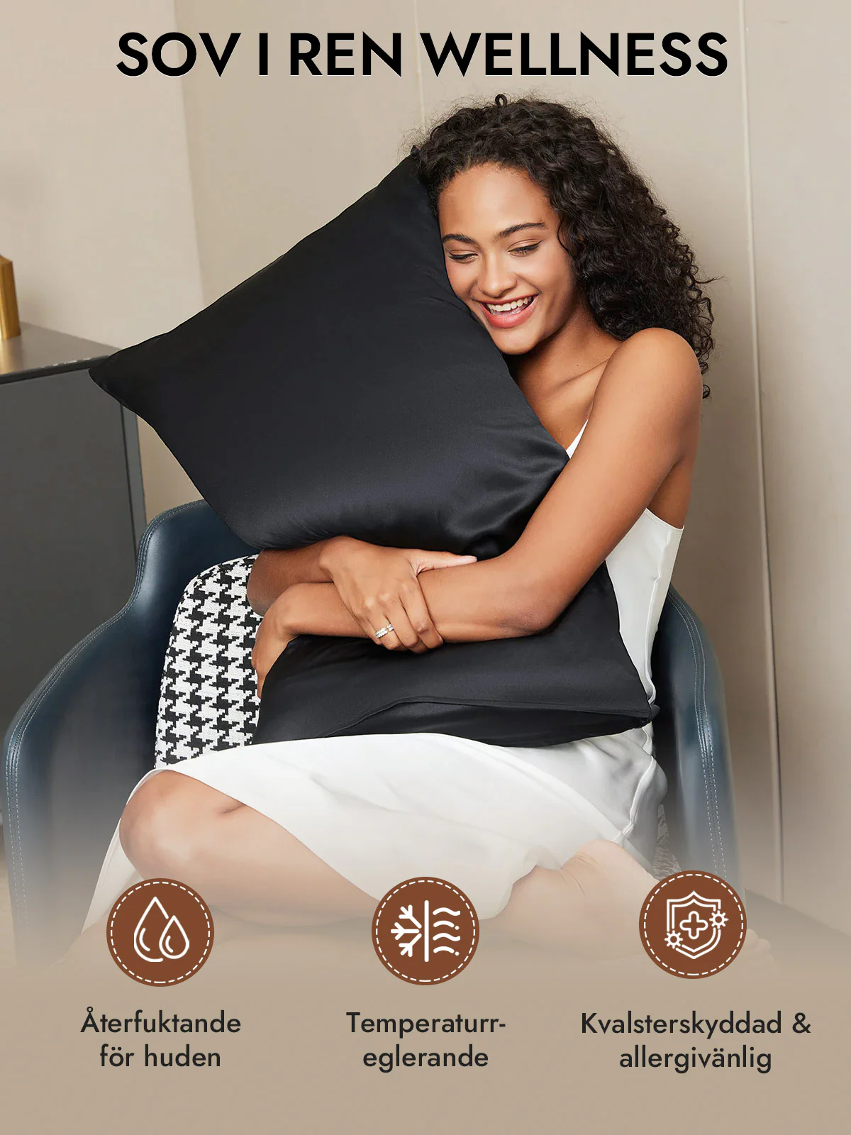 2st 30Momme 100% Silke Örngott Bundle- Dold Dragkedja - Image 28