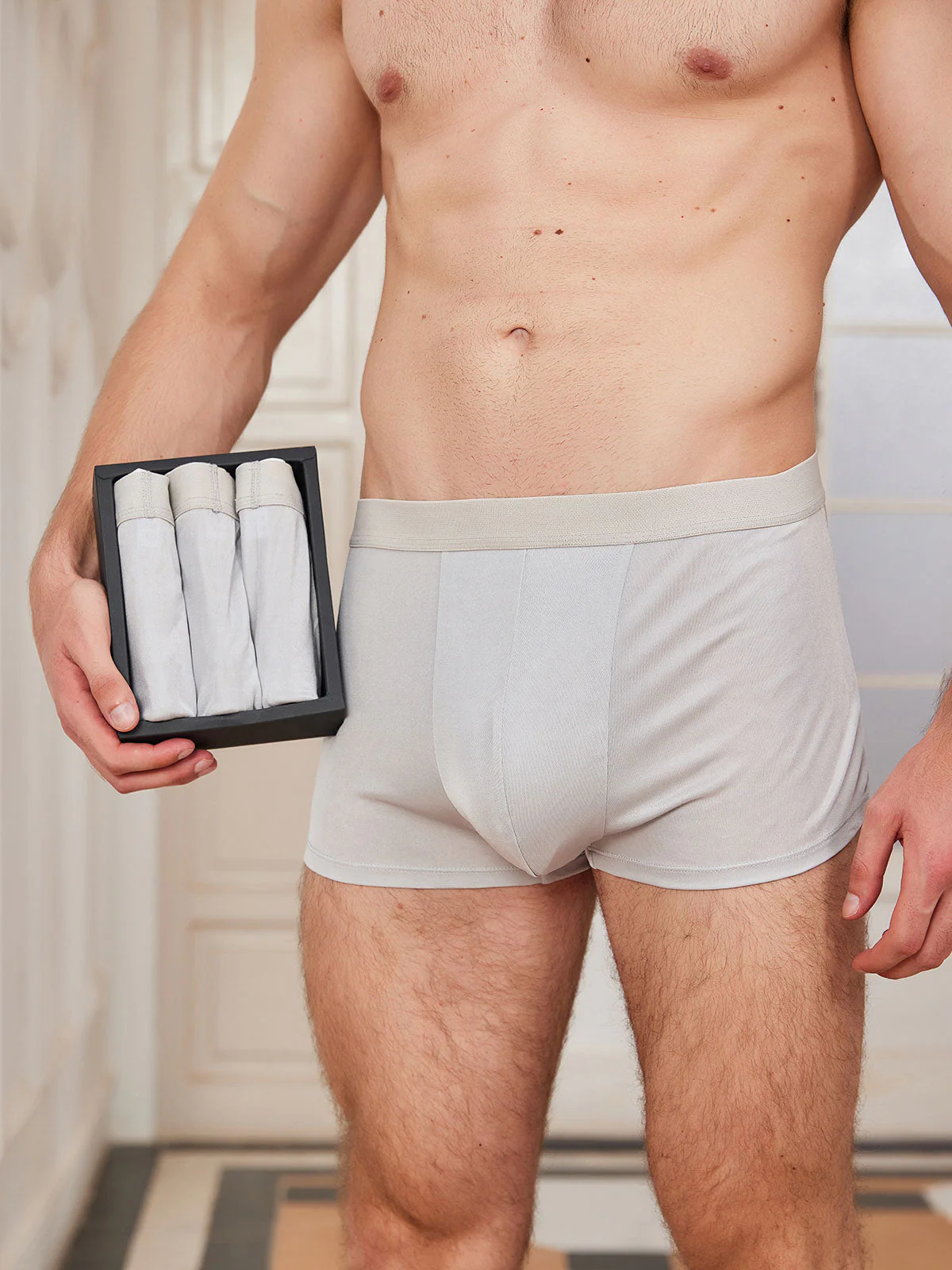 3-Pack Herrboxershorts i Ren Siden - Image 19