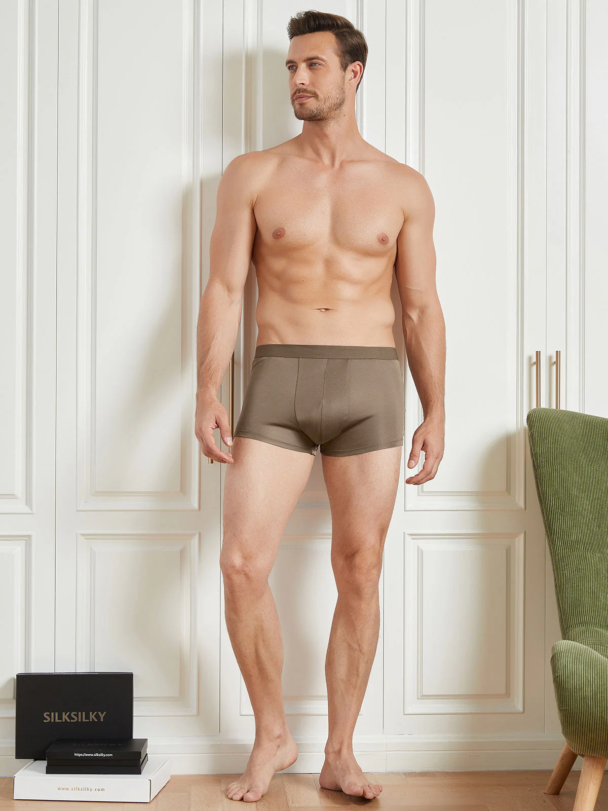 3-Pack Herrboxershorts i Ren Siden - Image 25