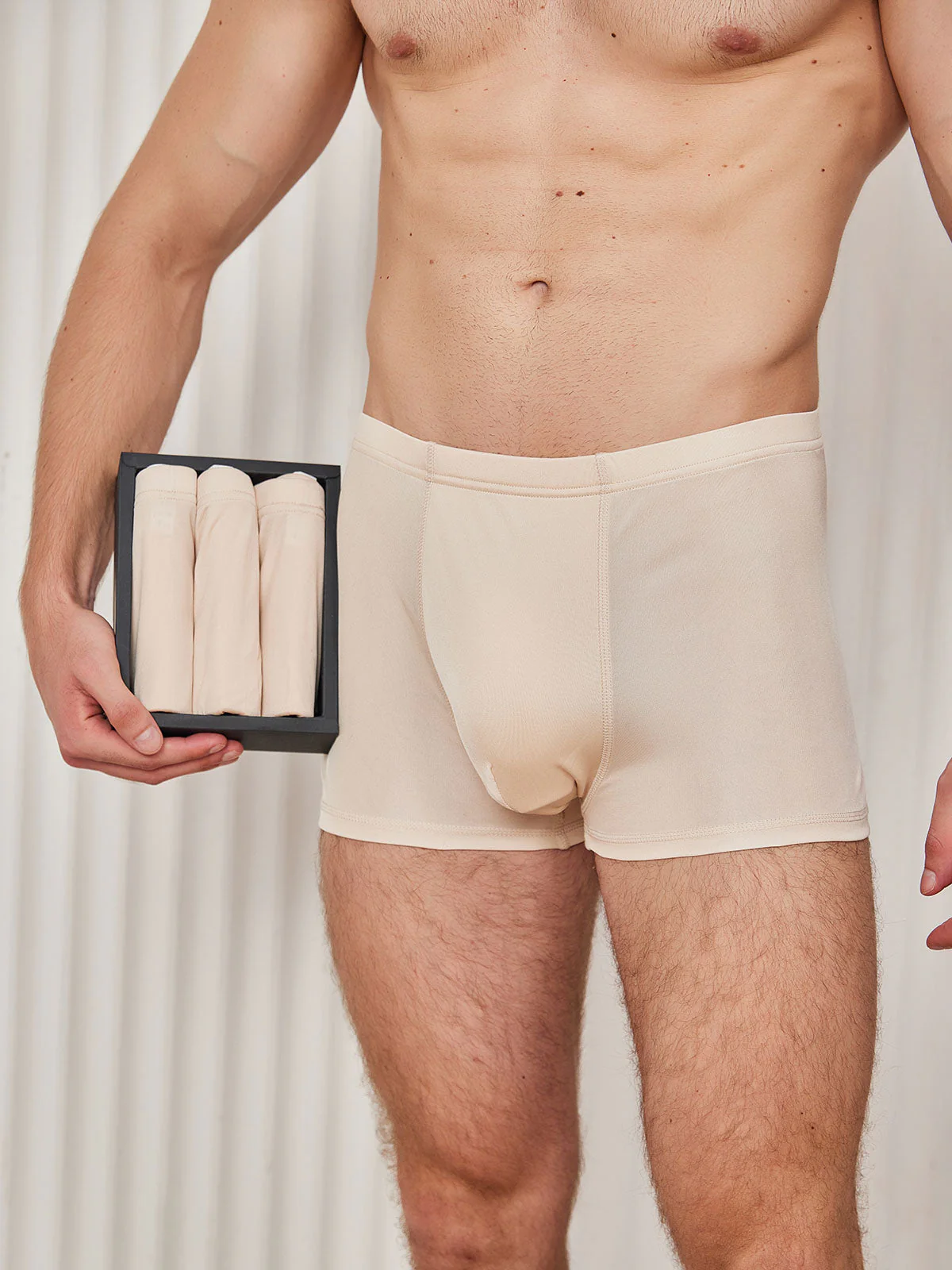 3-Pack Herrboxershorts i Ren Siden - Image 13