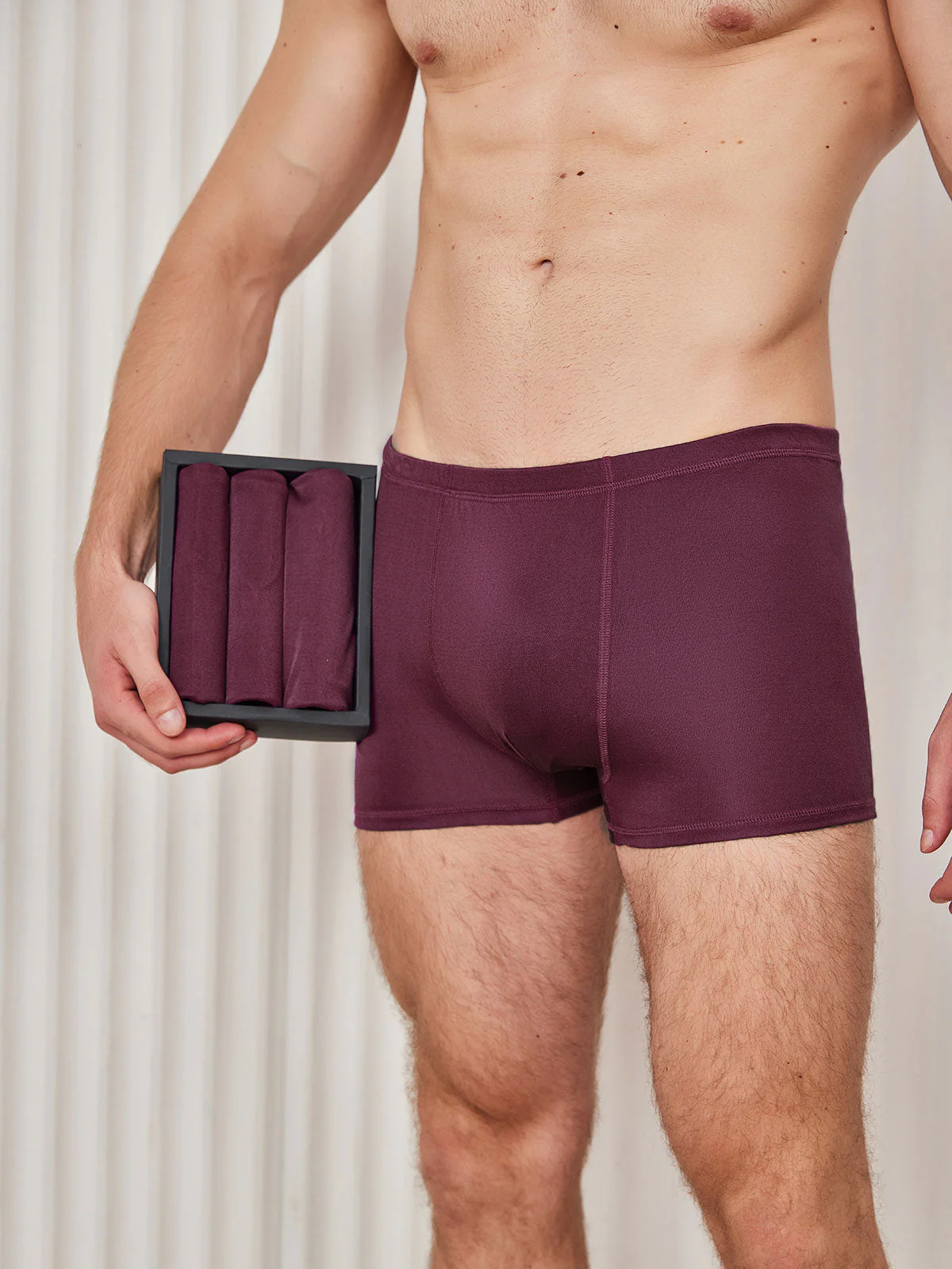 3-Pack Herrboxershorts i Ren Siden - Image 6