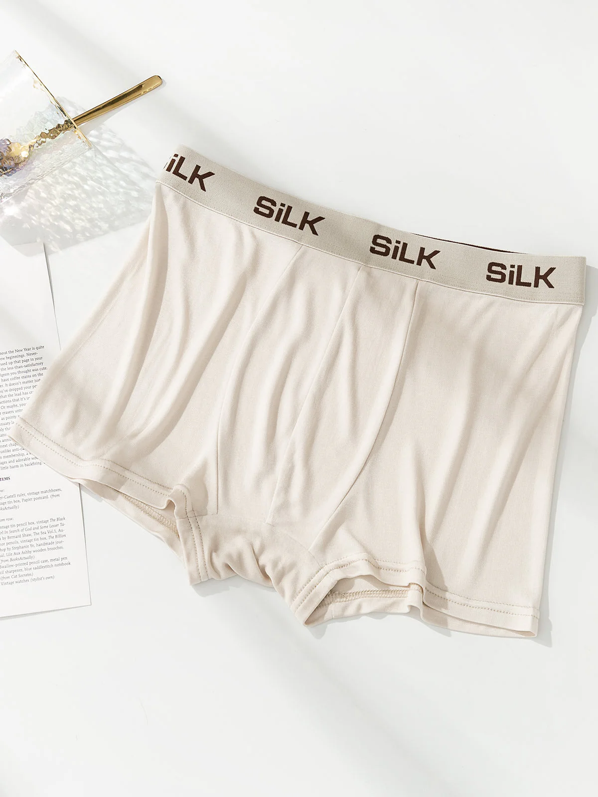 3-Pack Herrboxershorts Ultra Mjuka Bekväma i Ren Siden - Image 19