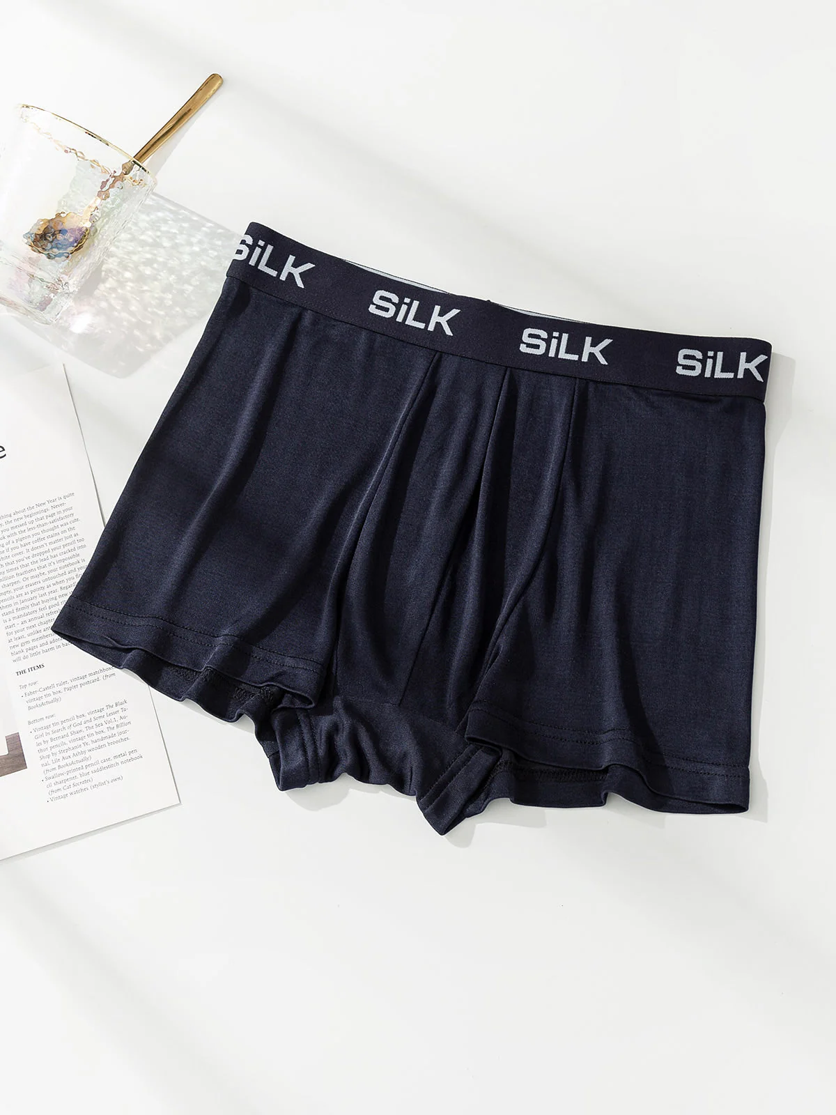 3-Pack Herrboxershorts Ultra Mjuka Bekväma i Ren Siden - Image 5