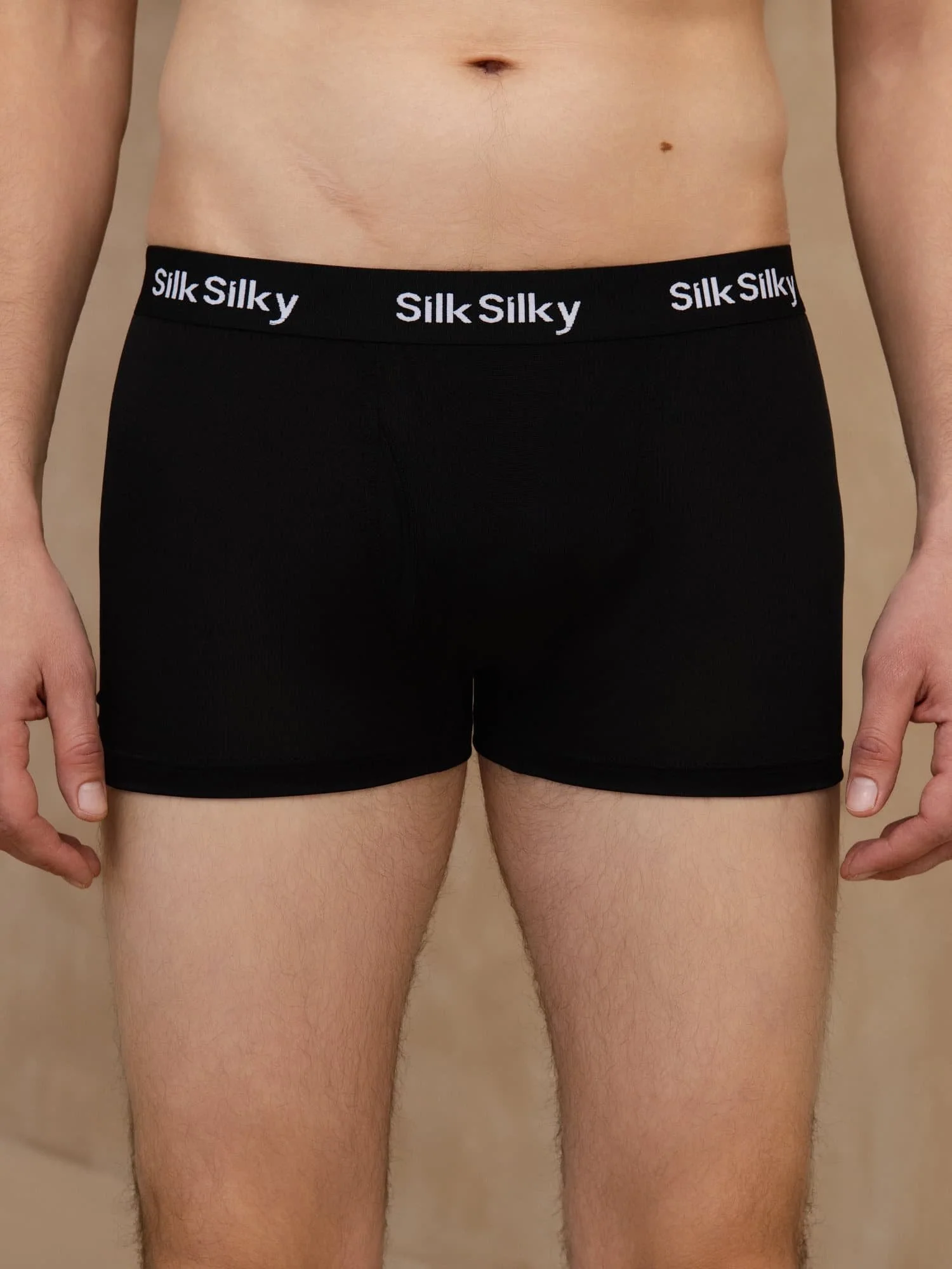 3 St Ren Siden Herr Komfort Andningsbar Boxer Brief Underkläder - Image 8