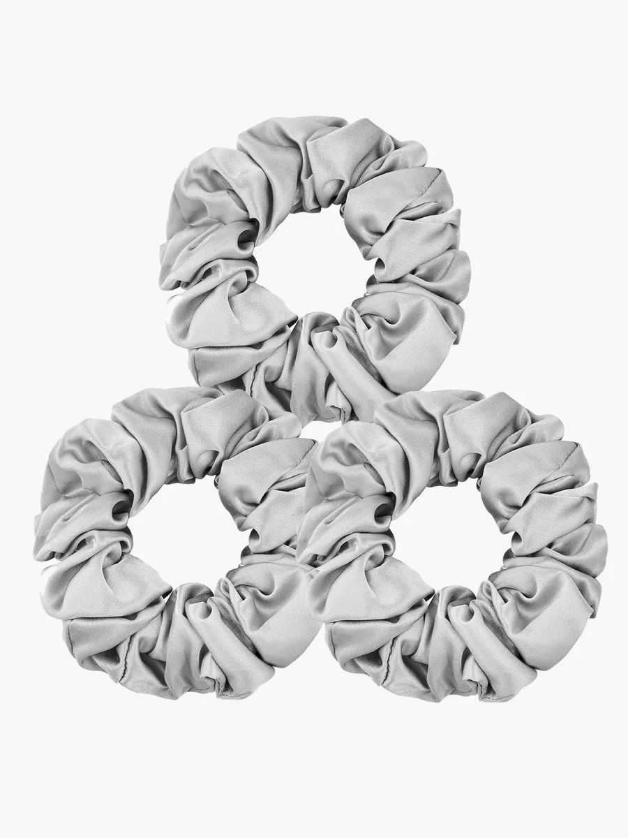 3St Set Ren Siden Stor Hårsnodd - 3.5cm - Image 42