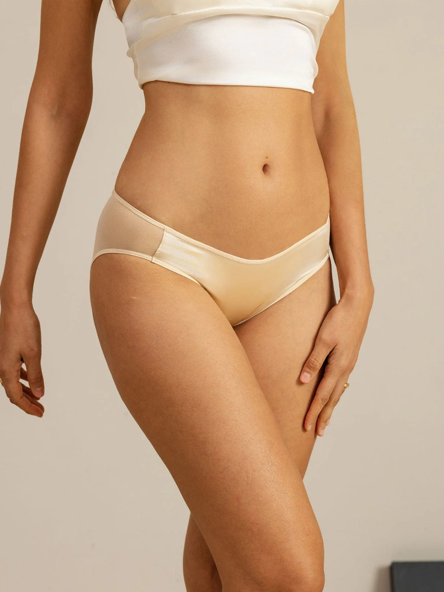 Pure Silk Dam Basic Trosor - Image 24