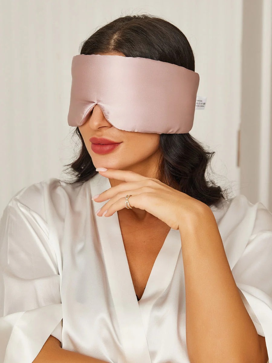 Justerbar Silk Sovmask med Kardborre och Fullt Omslutande Design - Image 14