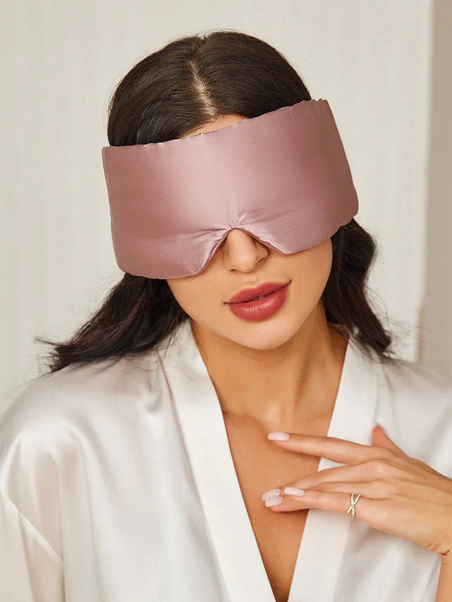 Justerbar Silk Sovmask med Kardborre och Fullt Omslutande Design - Image 18