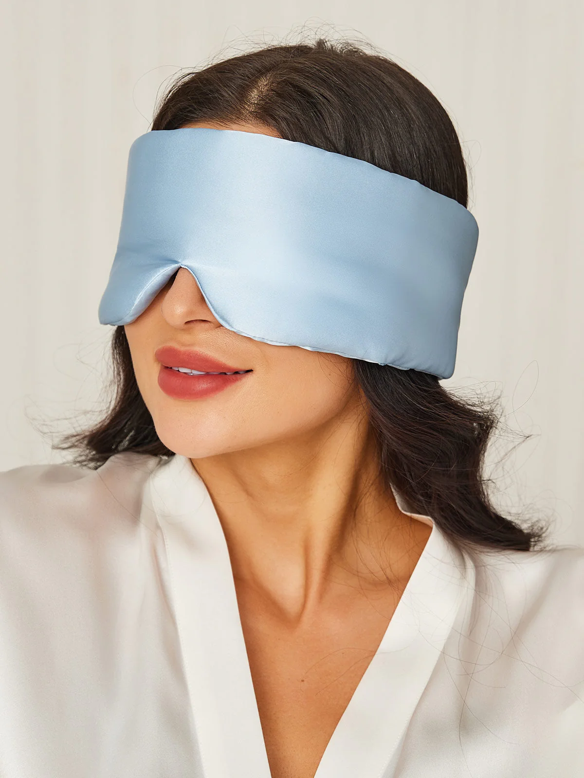 Justerbar Silk Sovmask med Kardborre och Fullt Omslutande Design - Image 22