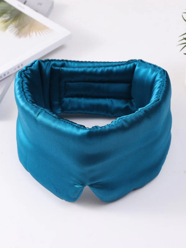 Justerbar Silk Sovmask med Kardborre och Fullt Omslutande Design - Image 34