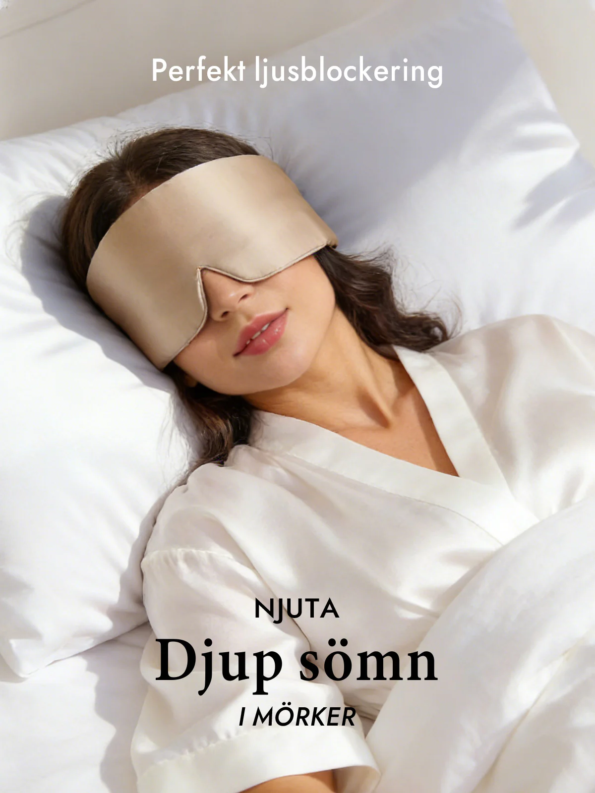 Elegant En Bit Silke Sömn Ögonmask - Image 33