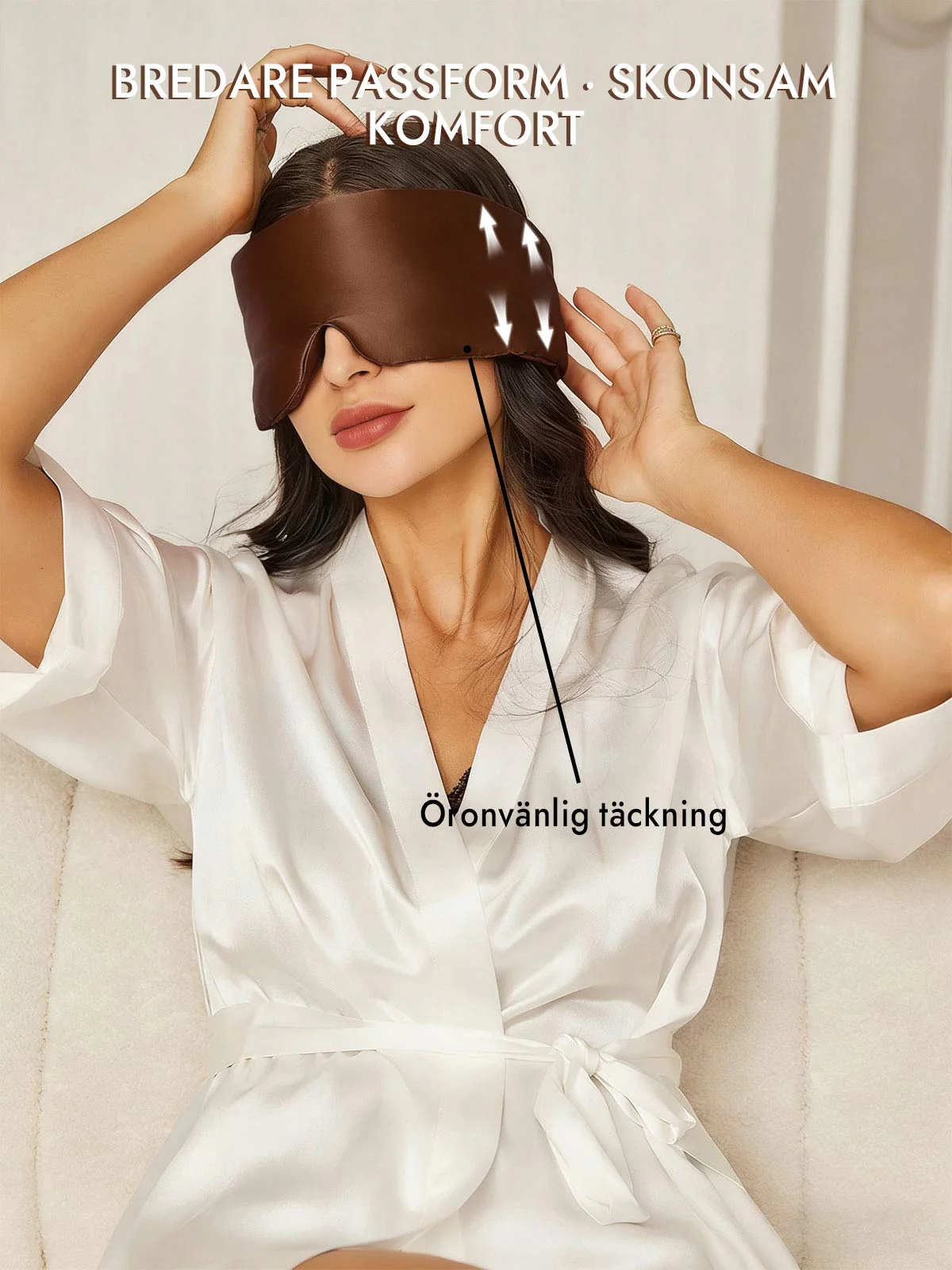 Elegant En Bit Silke Sömn Ögonmask - Image 71