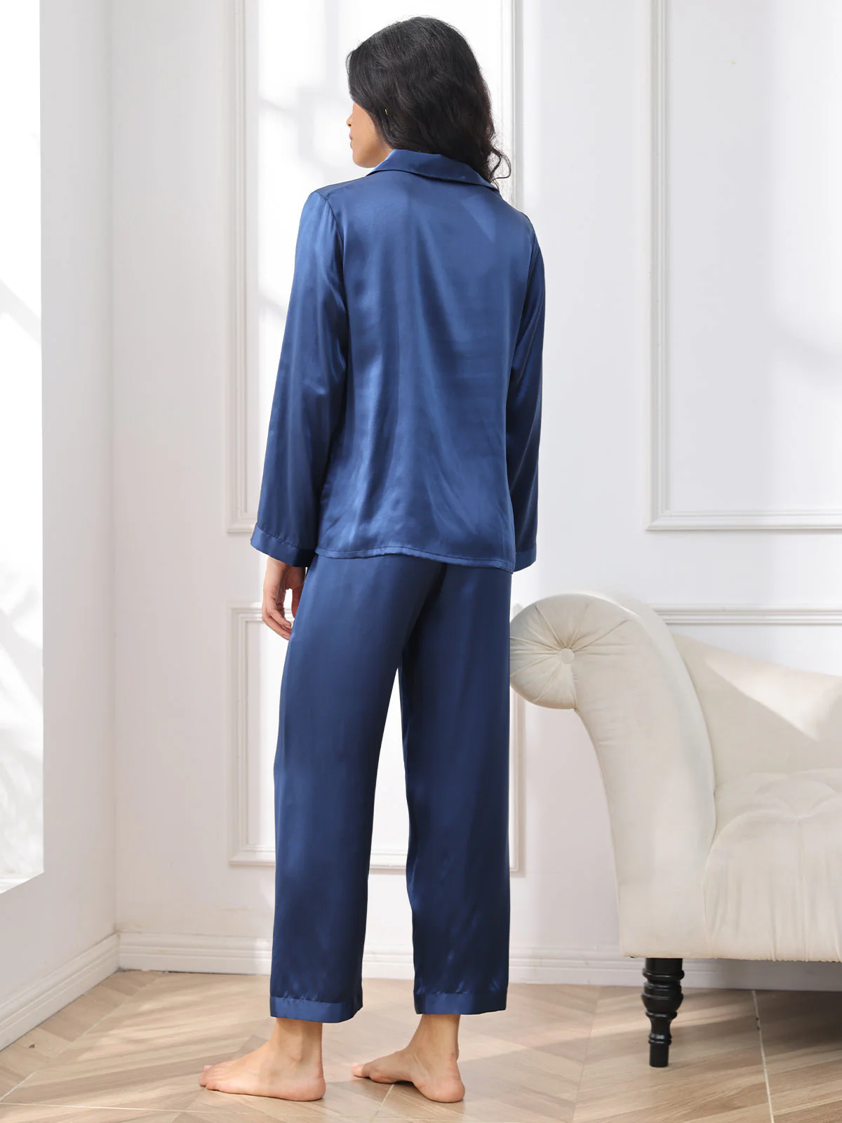 Rent Silke Button Up Dam Pyjama - Image 20