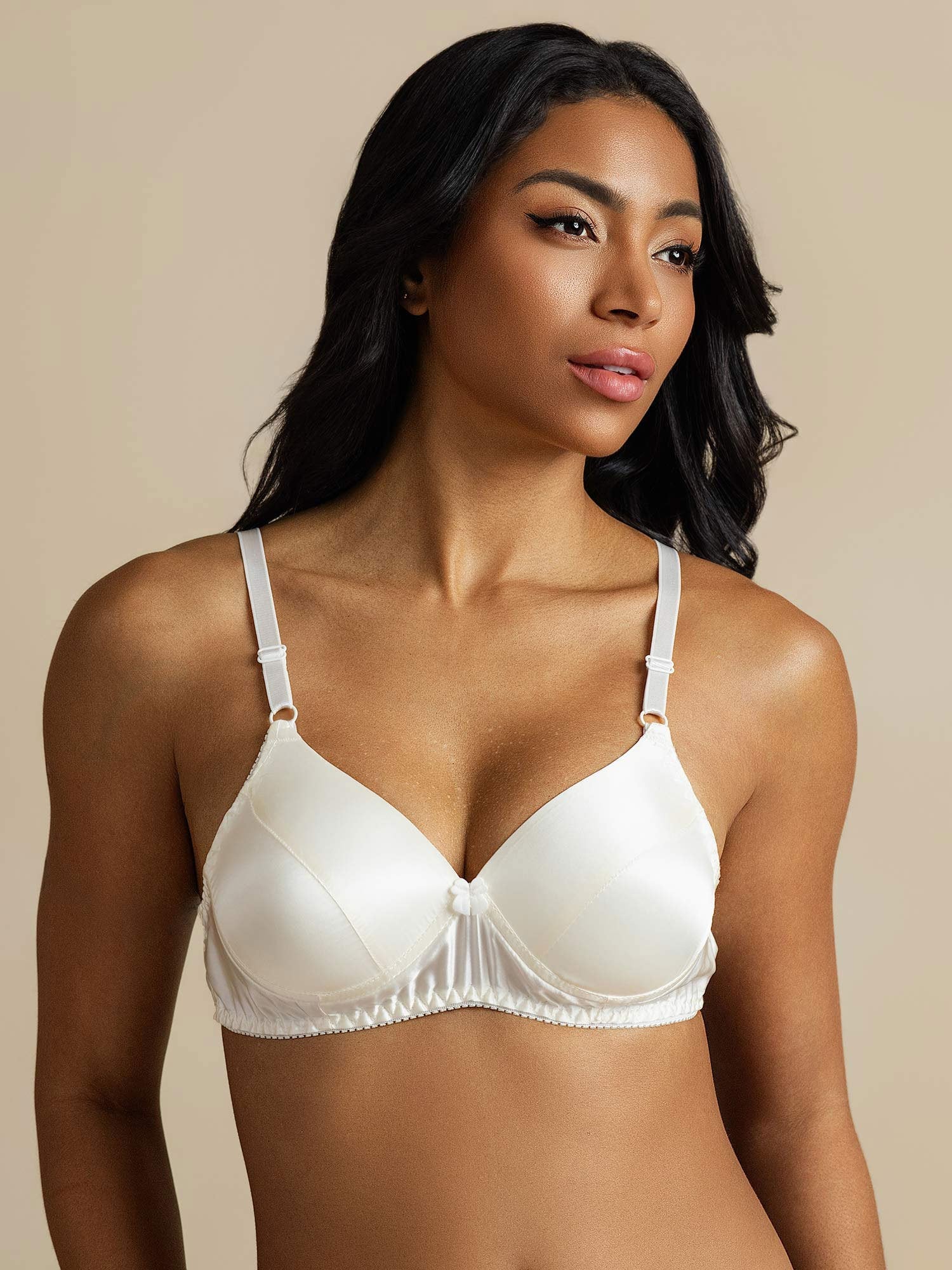 Puresilk klassisk full bra med tillgängliga sträckor - Image 7