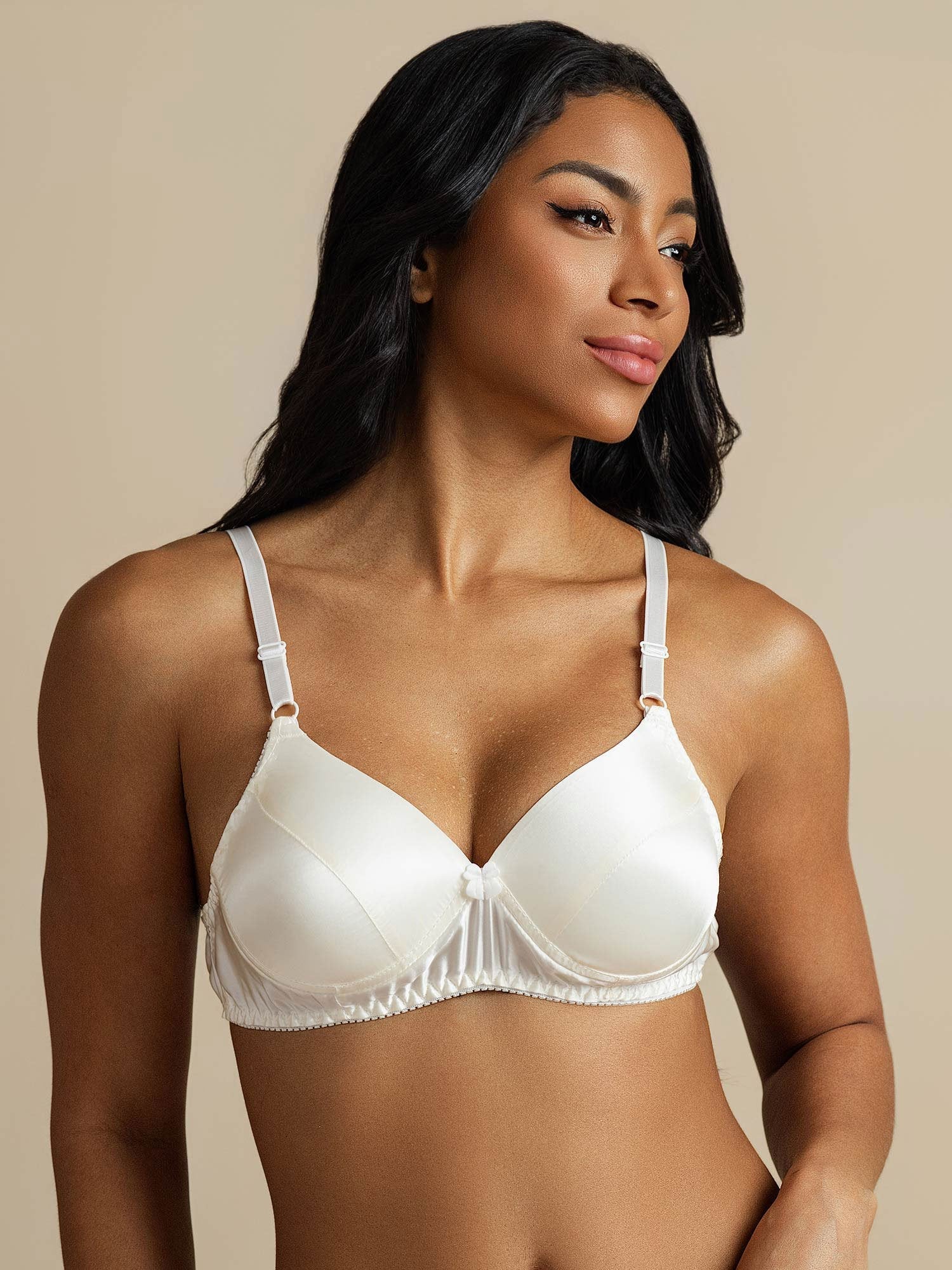 Puresilk klassisk full bra med tillgängliga sträckor - Image 8