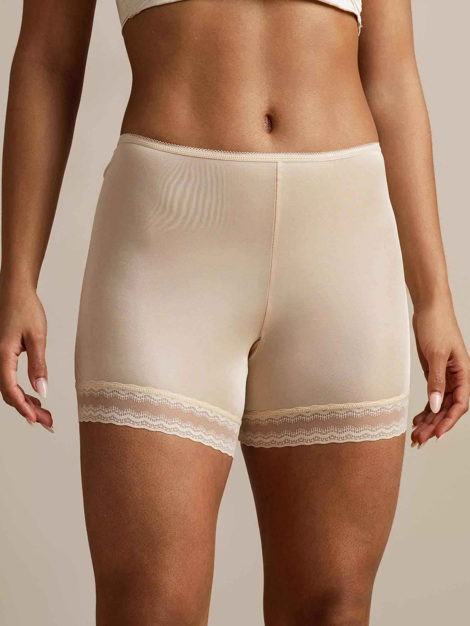Ren Silke Spets Kant Anti-Fnatt Shorts - Image 14