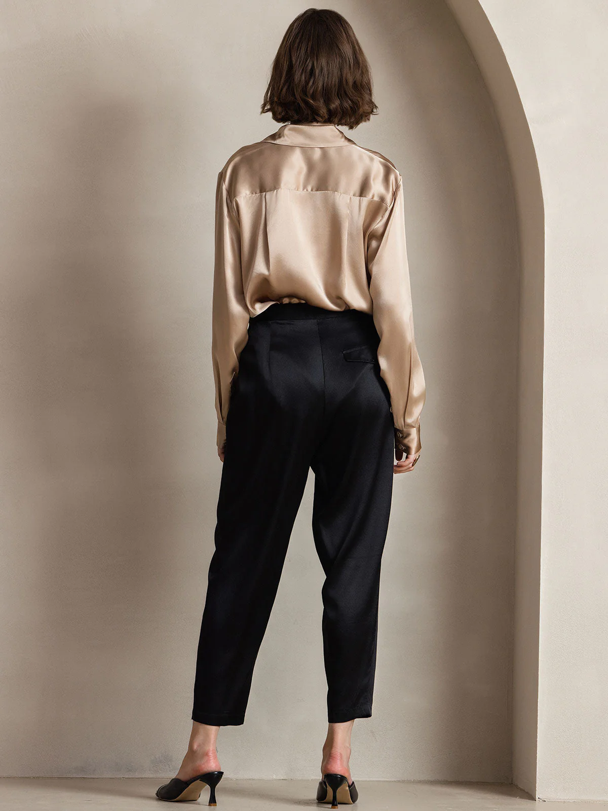 Silke Basic Military Lapel Skjorta - Image 34